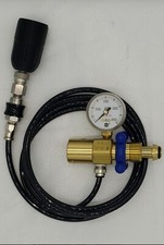 Argon Wine Adapter w/ 175 PSI Regulator, 5 FT  Tubing and Slide Check Valve 