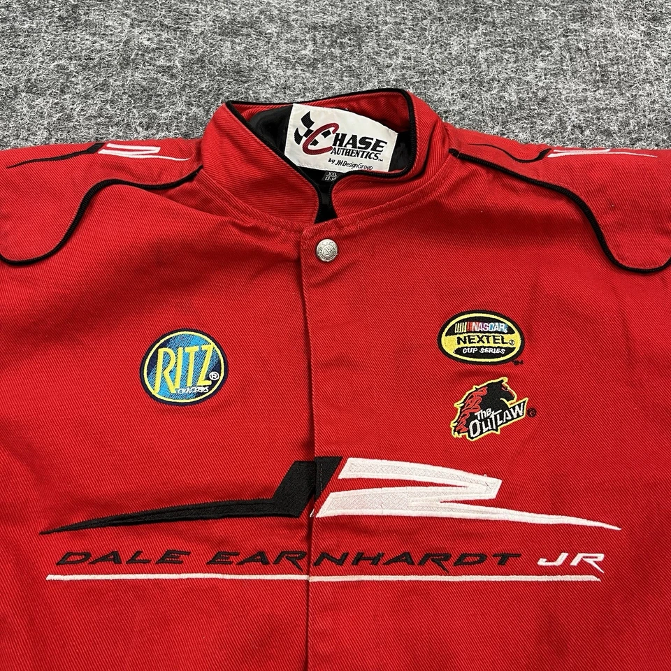 Куртка детская Dale Earnhardt Jr Jeff Hamilton для мальчиков 2XL 14-16 красная NASCAR Chase - Изображение 3 из 4