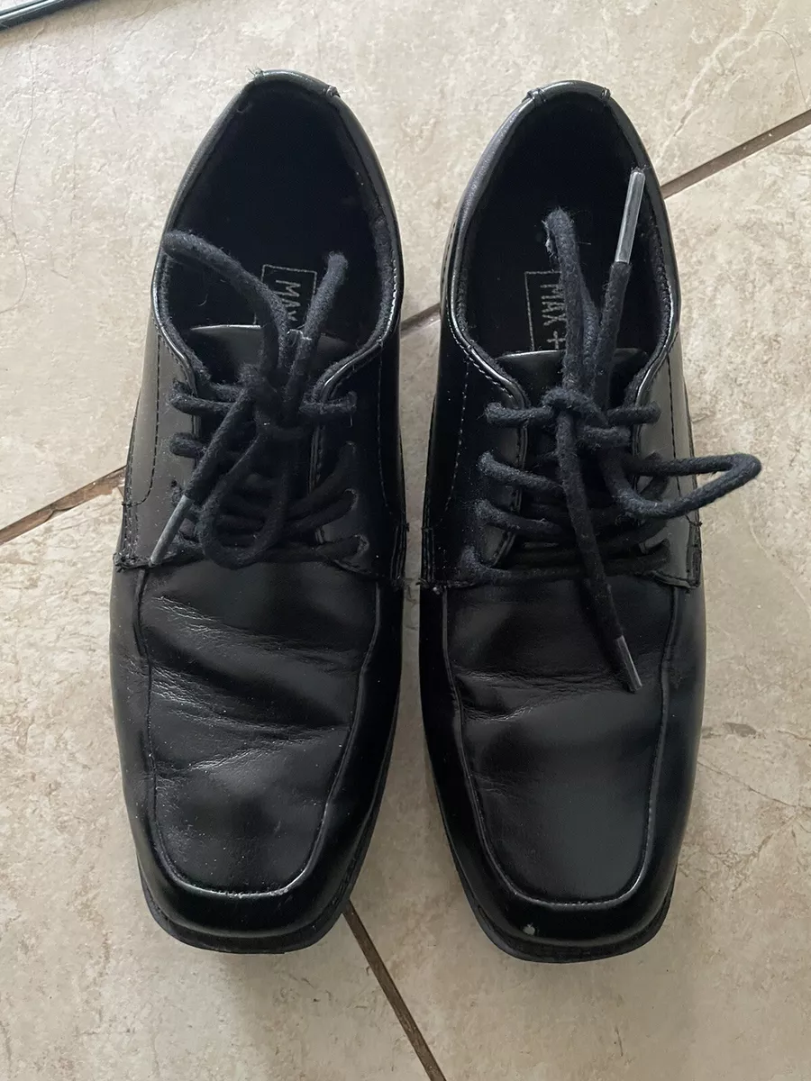 Max Jake Shoes Boys 2 Oxford Dress Shoes Youth Black dressy eBay