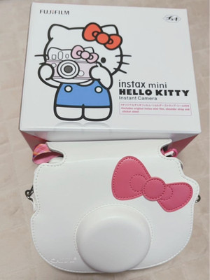 [Exc+5 in Box] Hello Kitty Sanrio Fujifilm Instax mini Cheki Pink Instant Camera