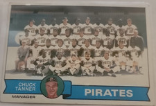 Topps Vintage 1979 Chuck Tanner #748 Pirates Team Checklist MLB Baseball Card