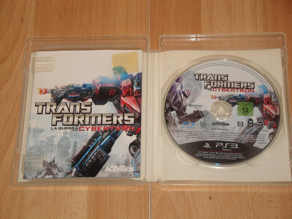 TRANSFORMERS LA GUERRA POR CYBERTRON DE HIGH MOON PARA LA SONY PS3 BUEN ESTADO, foto 2 de 4