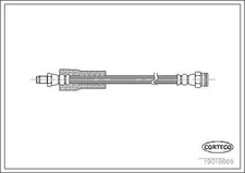 Flexible de frein Peugeot 305