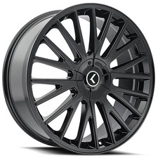 Gloss Black Kraze Wheels Kr185 Double Down 17x8 Rims 4pcs D4