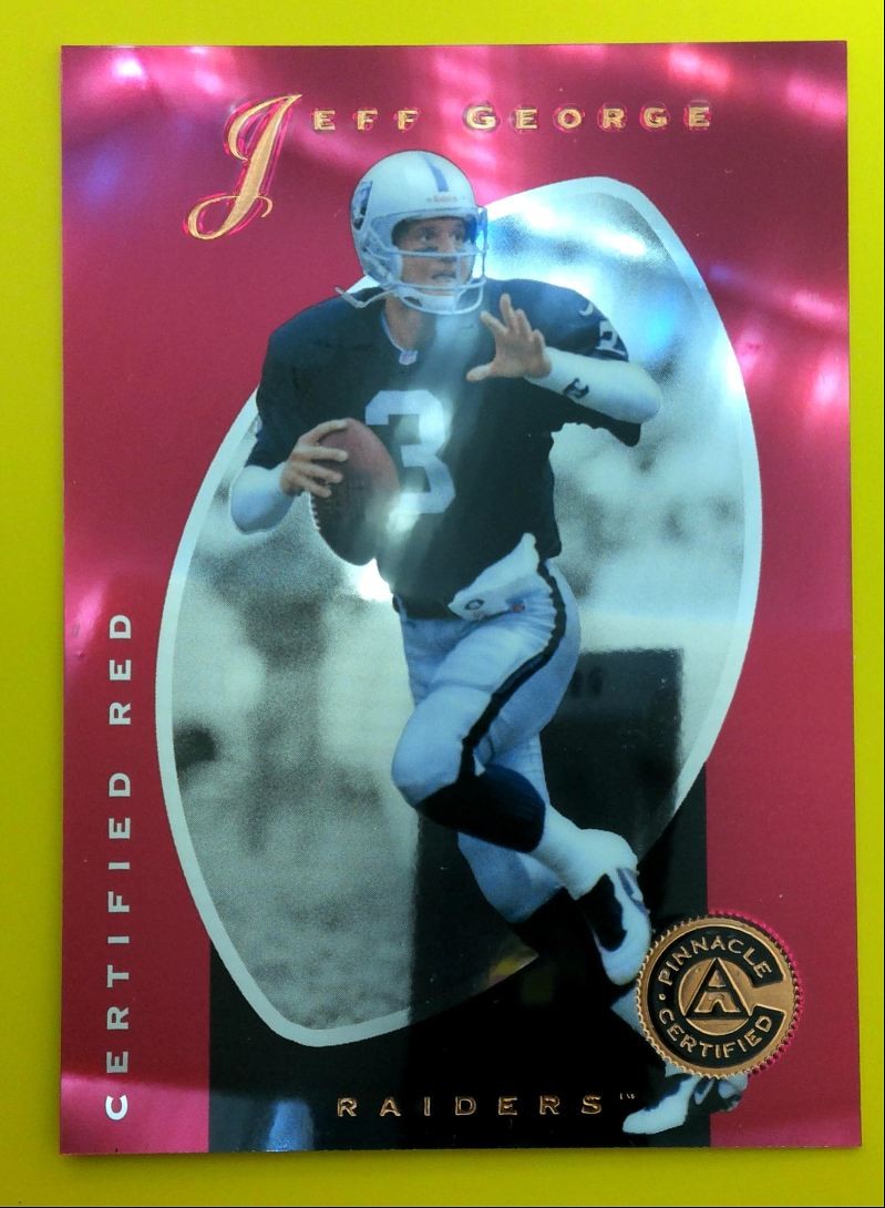 Jeff George | 1997 Pinnacle Certified #23 Certified Red - Raiders