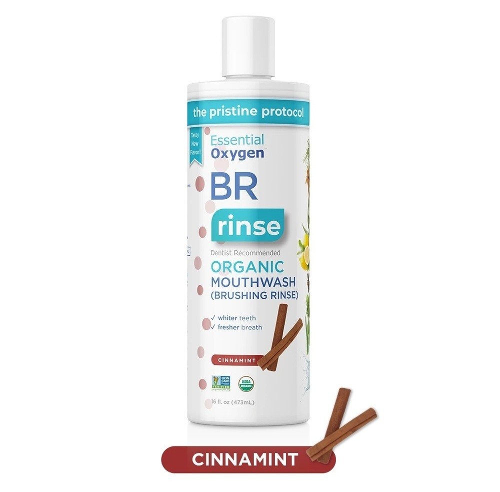 Essential Oxygen Органическая жидкость для полоскания рта ополаскиватель с корицей 16 унций жидкости 4890₽