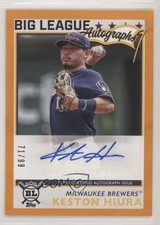 2020 Topps Big League Orange 71/99 Keston Hiura #BLA-KH Auto 2p7
