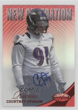2012 Certified New Generation Mirror Red Signatures Courtney Upshaw Auto 1e15