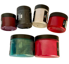 Set of 6 Eye Candy Mica Powder/Paste Pigment DIY Arts and Crafts, Resin