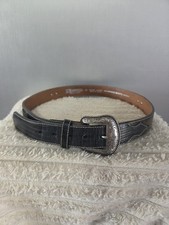 SUPER SHARP NOCONA MENS PRINTED LIZARD WESTERN BELT  MODEL N2485801 SZ 38....