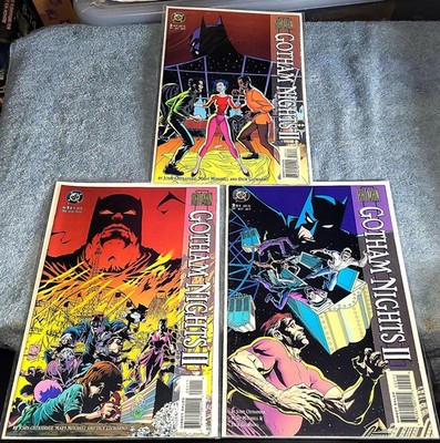 Batman: Gotham Nights II #1 - #3 DC Comics 1995 BAGGED & BOARDED NEAR MINT