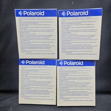 Polaroid Color Type 600 Instant Film Lot of 4 New Old Stock Expired 2003-2005