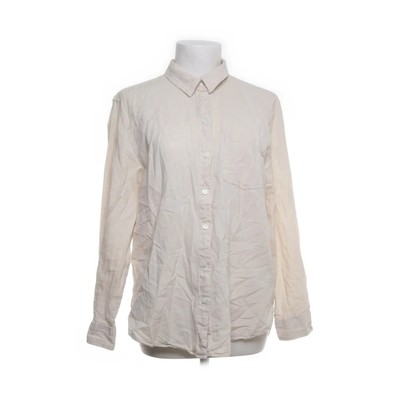 H&M Premium Quality, Hemd, Größe: S, Beige, Baumwolle/Leinen, Einfarbig #RUz