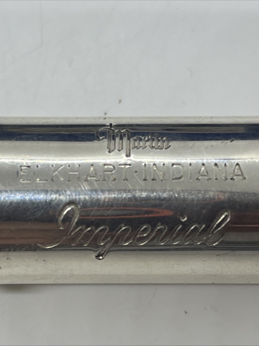 Vintage MARTIN ELKHART INDIANA IMPERIAL Flute 254515 Look | eBay