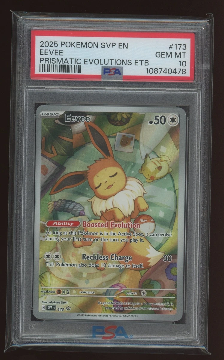 Preços baixos em Eevee Pokémon TCG Autenticador Esportivo