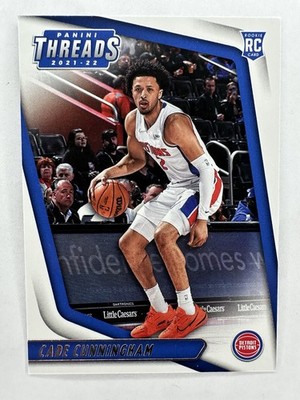 Cade Cunningham 2021-22 Panini Threads RC #79 Red White Blue Detroit Pistons