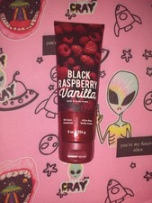 Bath Body Works Black Raspberry Vanilla 24hr Moisture Ultra Shea Cream 8oz Rare