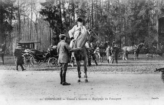 CPA Chasse à Courre COMPIEGNE (60) Equipage du Francport