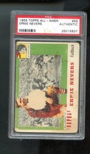 1955 Topps All-American #56 Ernie Nevers PSA AUTH Graded Football Card Stanford