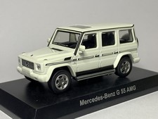 Kyosho 1:64 Mercedes Benz G55 AMG (W463) White Diecast Car Model