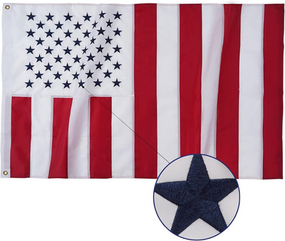 AZCOVER Civil Peace Flag 3X5 Ft, Embroidered Us National Peace Flags for Outdoor