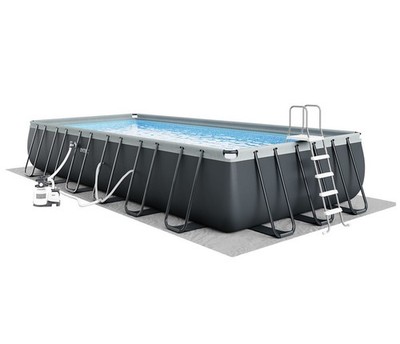 Intex 24foot X 12foot X 52inch Ultra XTR Rectangular Metal Frame Swimming Pool S