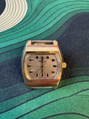 RAKETA Baker TV Vintage Gold Plated AU10+ SOVIET Manual Wristwatch 2609.HA