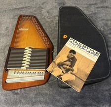Oscar Schmidt Autoharp EBH 15-Cord 36-String 1970s with Case and Manual