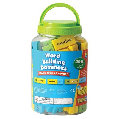 Wortbau Dominos - Kindersatzbau / Struktur englische Dominos