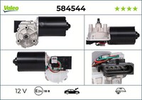 Valeo Wischermotor 584544 12V FüR Fiat Doblo GroßRaumlimousine Punto 223AXA1A