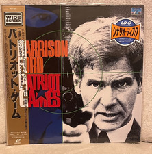 Patriot Games Laserdisc Japan Brand New and Sealed LD PILF-1643 Harrison Ford