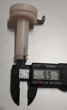 1 x Radbuchse mit Splint für 10 mm  Achs Fixierung für Kinderwagen Teutonia 1998