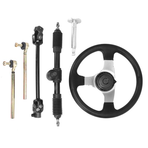 Steering Wheel Tie Rod Rack Go Kart Quad Assembly Set Replacement For - Picture 12 of 12