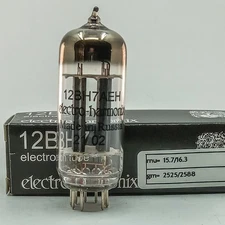 NEW GAIN TESTED ELECTRO HARMONIX 12BH7