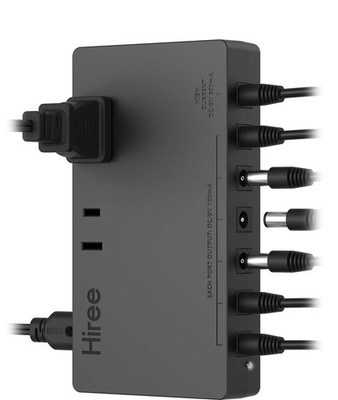 Hiree Guitar Pedal Power Supply 7 DC Output for 9V Effect Board with 9v 