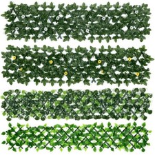 Siepe edera artificiale estensibile privacy rivestimento balcone recinzione foglie