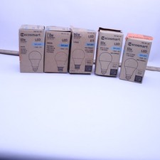 5-Pk EcoSmart LED Light Bulb Non Dimmable Daylight 5000K A19 60W Eqv