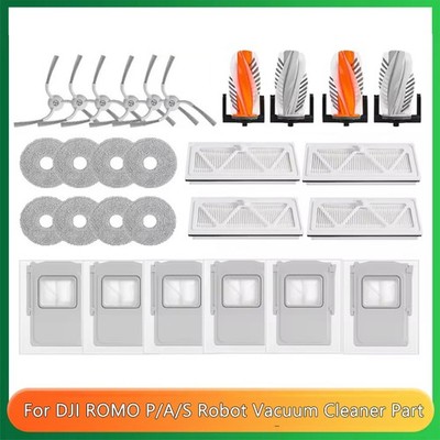 Replacement For DJI ROMO P/A/S Robot Vacuum Cleaner Main Side Brush Filter Mop