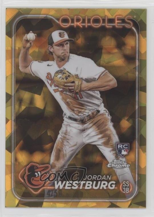 2024 Topps Chrome Sapphire Edition Gold 14/50 Jordan Westburg #66 Rookie RC 03ox