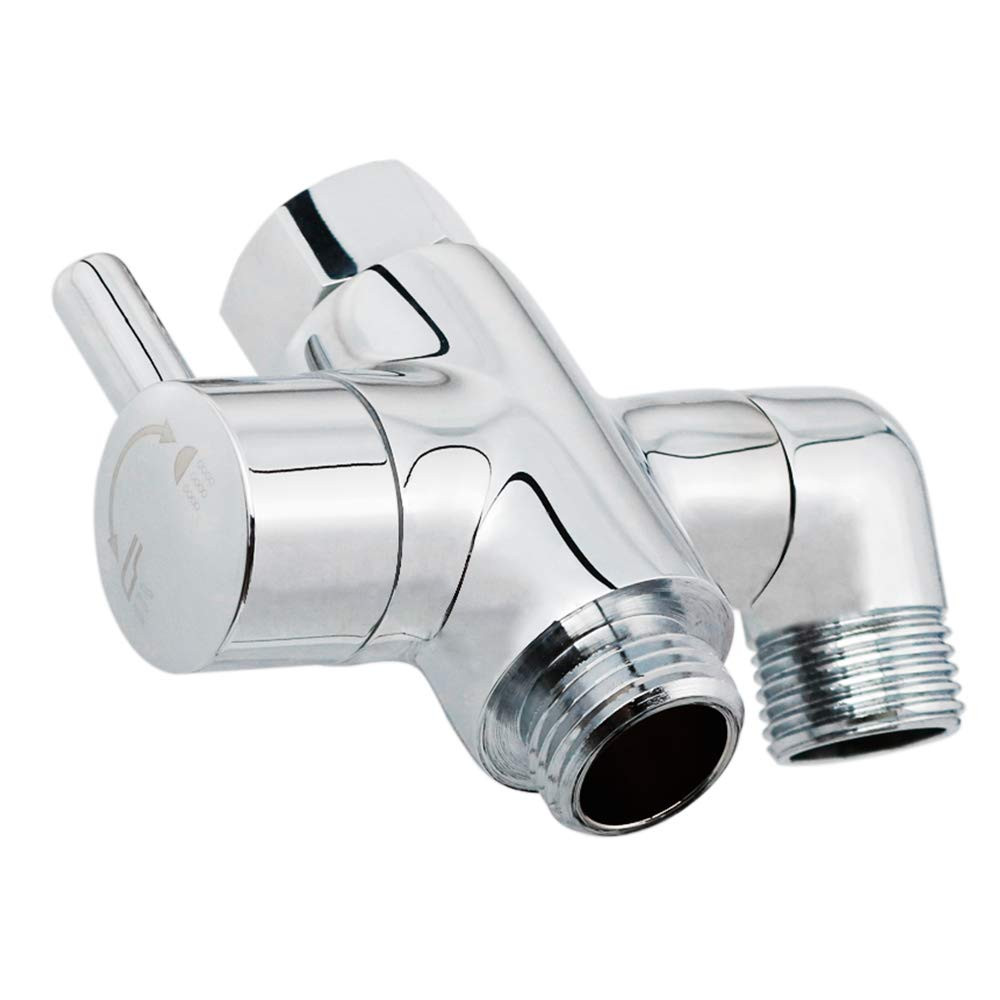 Brass Shower Arm Diverter Valve for Handheld Shower Head and Fixed Spray Head...