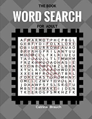The Book Word Search for Adult : Word Search Large Print Paper 50