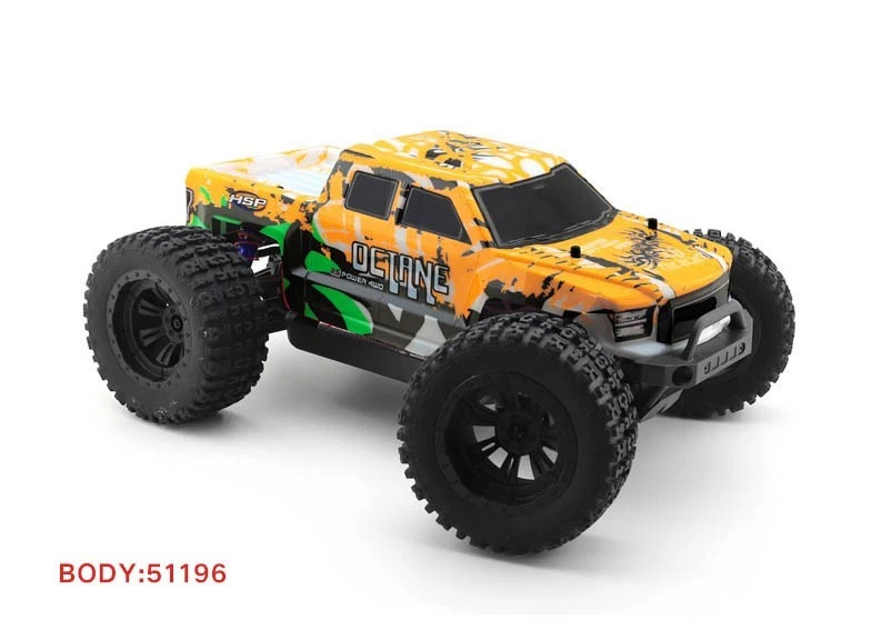 Hsp OCTANE PRO Brushless Monster Truck Orange 1/10 Rc (no Battery and Charge) - Immagine 3 di 4