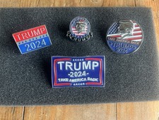 Donald Trump Set Of 4 Lapel Pins  Beautiful