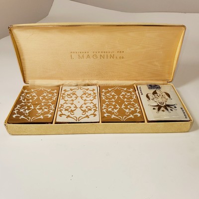 VINTAGE PLAYING CARDS Designed Expressly For I. Magin & CO. FACTORY SEALED.