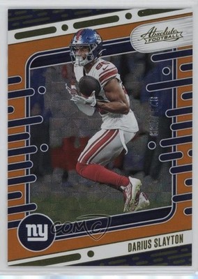 2024 Panini Absolute Orange Mosaic 24/299 Darius Slayton #80 15sx