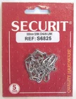 Securit Replacement Kitchen Bathroom Utility Sink Chain Link Chrome 300mm S6825