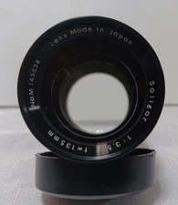 Soligor  1:3.5 f=135mm Vintage Japanese Lens M42 Screw Mount No.M 143534