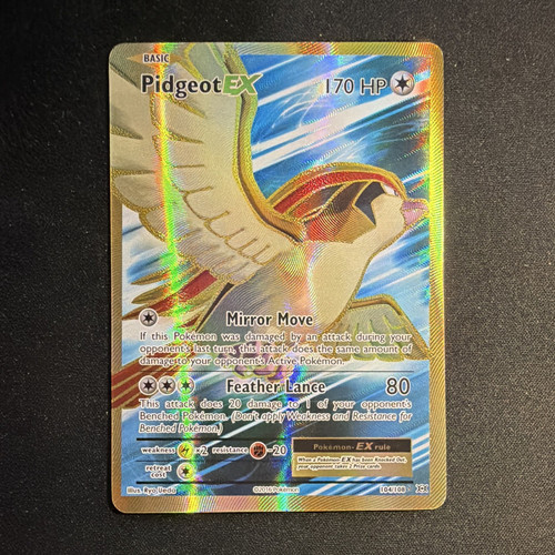 The Pokémon Company Pidgeot EX 104/108 Evolutions UR Full Art Holo EN 2016