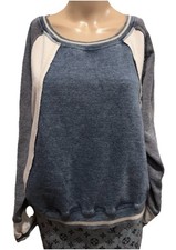 Vintage Havana Sweatshirt Size S Pink Blue/gray Raglan Pullover