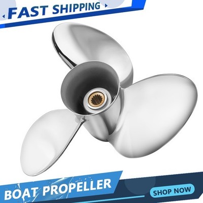 16 x 18 1/2 Stainless Propeller for Suzuki 150 175 200 225 250 300HP 15Tooth RH